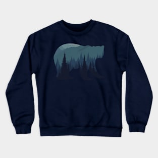 wild bear Crewneck Sweatshirt